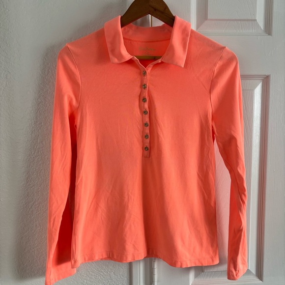 Lilly Pulitzer Tops - Lilly Pulitzer Reema‎ Top in Orange Size M